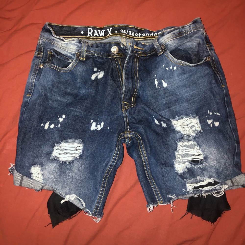 Raw X Jean shorts